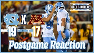 UNC vs Minnesota Football Postgame Reaction [upl. by Meluhs]