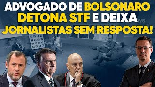 Imperdível advogado de Bolsonaro detona STF e deixa jornalistas da GloboNews sem resposta [upl. by Elna]