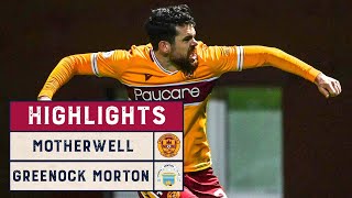 HIGHLIGHTS  Motherwell 21 Greenock Morton AET  Scottish Cup 202122 Fourth Round [upl. by Innaig]