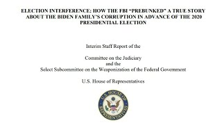 Congressional Committee Report Shows How Joe Biden Committed Election Fraud [upl. by Joshua]