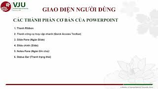 Session 11  Lesson 02  Giao diện người dùng MS Powerpoint [upl. by Chelsey578]