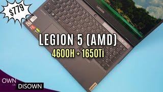 779 Lenovo Legion 5 AMD 4600H  GTX 1650Ti Review  WOW [upl. by Uthrop]