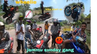 LONGEST Motorcycle WHEELIE On Highway 😎 Street Bike STUNTS  लांबी बिली on हाईवे Sanjurider72 [upl. by Celene]