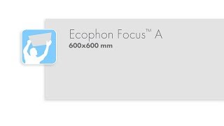 Ecophon Focus™ A 600x600 mm installation [upl. by Onitnelav]