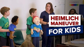 Heimlich Heroes Teaching Children to Perform the Heimlich Maneuver [upl. by Yaffit629]