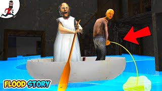 Flood in Grannys house ★ Funny Animation Granny Grandpa Ice Scream [upl. by Stinson]