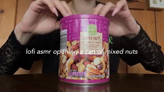 lofi asmr opening a can of mixed nuts [upl. by Etteloiv]