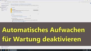 Windows 10 Computer nicht für Wartung aufwachen lassen [upl. by Tj]