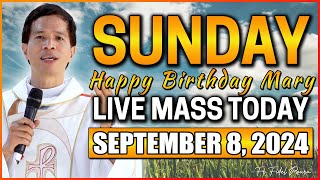 SUNDAY FILIPINO ONLINE LIVE MASS TODAY  SEPTEMBER 8 2024  NATIVITY OF MARY  FR FIDEL ROURA [upl. by Venus]