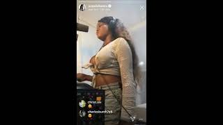 Azealia Banks FreeStyle In The Studio With Azealia Banks [upl. by Ahseyd]