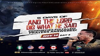 AND THE LORD DID WHAT HE SAID DAY 4  NSPPD  14TH NOVEMBER 2024 [upl. by Norrv]