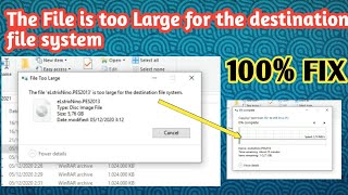 Cara Mengatasi File Too Large saat copy file ke Flashdisk [upl. by Meill]