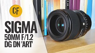 Sigma 50mm f12 DG DN Art lens reviews [upl. by Eirrek]