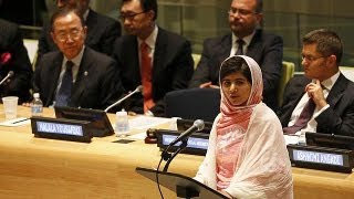 Malala discorso allOnu per il diritto allistruzione [upl. by Sianna]