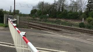 Helpston Level Crossing  Cambridgeshire 08042024 [upl. by Aehtna]