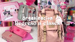 Organización para el regreso a clases 2022🎀☁️  Carpeta lapicera bullet journal mochila…🎨✨ [upl. by Neel]