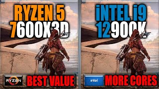 7600X3D vs 12900K Benchmarks  Gaming Benchmarks  Applications Tests [upl. by Bradway70]