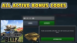 2000 Gold🎁 World Of Tanks Blitz Bonus Code  WOT Blitz Codes 2023  wot Code [upl. by Auginahs605]