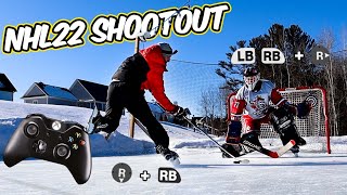 NHL 22 Shootout BUT IRL [upl. by Refinney]