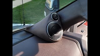 2020 F350 King Ranch JL Audio C7 stereo system install Electronic Plus Manassas VA [upl. by Ordnaxela]