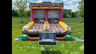 2 Lane Inflatable Skee Ball Game [upl. by Trubow]