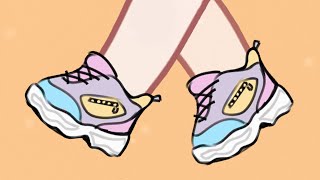 I made chunky sneakers bc we need them in gacha [upl. by Erhart]