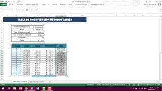 TABLAS DE AMORTIZACIÓN FRANCÉS Y ALEMÁN [upl. by Andriana]