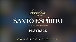 SANTO ESPIRITO  ADORADORES 5 PLAYBACK COM LETRA [upl. by Sairu]