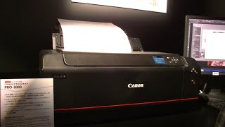 【CP2016】A2対応インクジェットプリンター「キヤノン imagePROGRAF PRO1000」 [upl. by Haral]