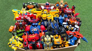 Box Full Toys Transformers Human Alliance Robot BUMBLEBEE TOBOT HELLOCARBOT SUPERHERO amp BEASTS [upl. by Breeze]