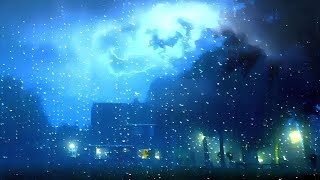 Rain and Intense Thunder Sounds for Sleeping  Listen to Rain amp Thunder Sounds for Deep Sleep [upl. by Etteval534]