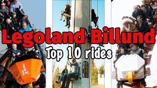 Top 10 rides at Legoland Billund  Demark  2022 [upl. by Curhan]