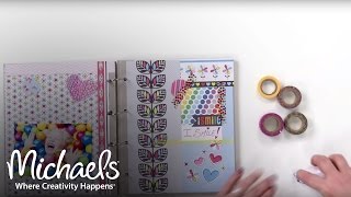 Make a Memory Book  Scrapbooking Basics  Michaels [upl. by Mathe]