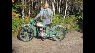 1950 BSA Bantam engine run [upl. by Frere]