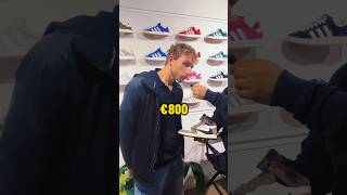 Hoeveel is deze schoen waard 👟 interview challenge travisscott breda foryou viralvideo [upl. by Ardnazil]