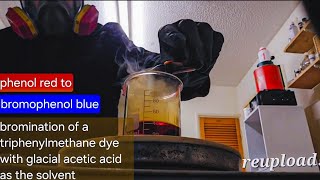 bromophenol blue from phenol red bromination and interesting conversion between two indicator dyes [upl. by Baun783]