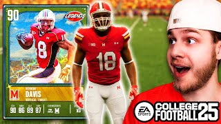 NEW TE1 Vernon Davis Wins My CUT Natty College Football 25 [upl. by Leanora119]