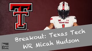 2024 Breakout Texas Tech WR Micah Hudson [upl. by Sandie333]