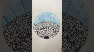 Mandala tutorial trending galaxy viralreels ytshorts mandala brushpen shortsfeed tutorial [upl. by Ewart]