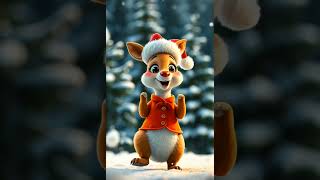 Cute Kangaroo dancing with the song of jingle bell cutebaby merrychristmas jinglebell viralvideo [upl. by Ulick193]