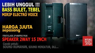 BASS BULET TEBEL 15 inch FIRSTCLASS PA36 [upl. by Caraviello]