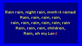 rosetta tharpe  didnt it rain karaoke [upl. by Relyc]