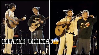 Niall Horan amp Ed Sheeran singing LITTLE THINGS in Dublin [upl. by Aralk]