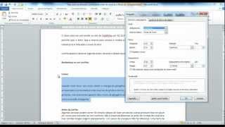Curso Word aula 41 Espaçamento Entre Linhas  Thiago Ladislau [upl. by Eustasius944]