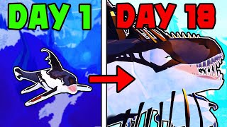 I Survived 20 Days as a KAIJU WHALE in Creatures of Sonaria [upl. by Iphlgenia648]