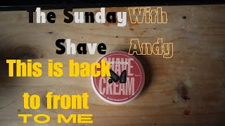 Andys Sunday Shave with Men rock This is back to front [upl. by Einotna618]