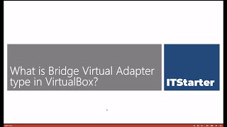 13 What is Bridge Adapter Type in VirtualBox VM [upl. by Nalepka922]