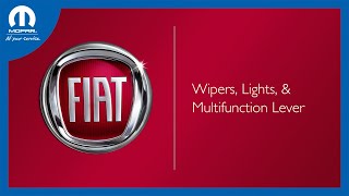 Wipers and Lights  How To  2024 Fiat 500e [upl. by Atihcnoc]