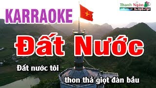 Đất Nước Karaoke  Beat Chất Lượng Cao  Nhạc Sống Thanh Ngân [upl. by Karoline]