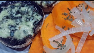 Recette champignons farcis au fromage  Bleu dAuvergne [upl. by Melone792]